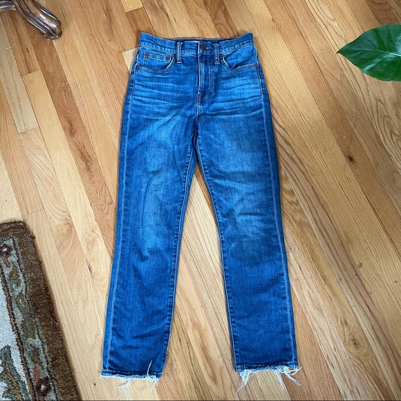 COPY - NWOT MADEWELL THE PERFECT VINTAGE CROP JEAN SIZE 24 - Picture 2 of 4